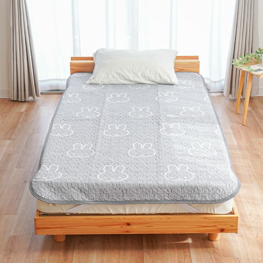 西川 敷きパッド ミッフィー 水洗い 綿100% シングル | ねごこち本舗