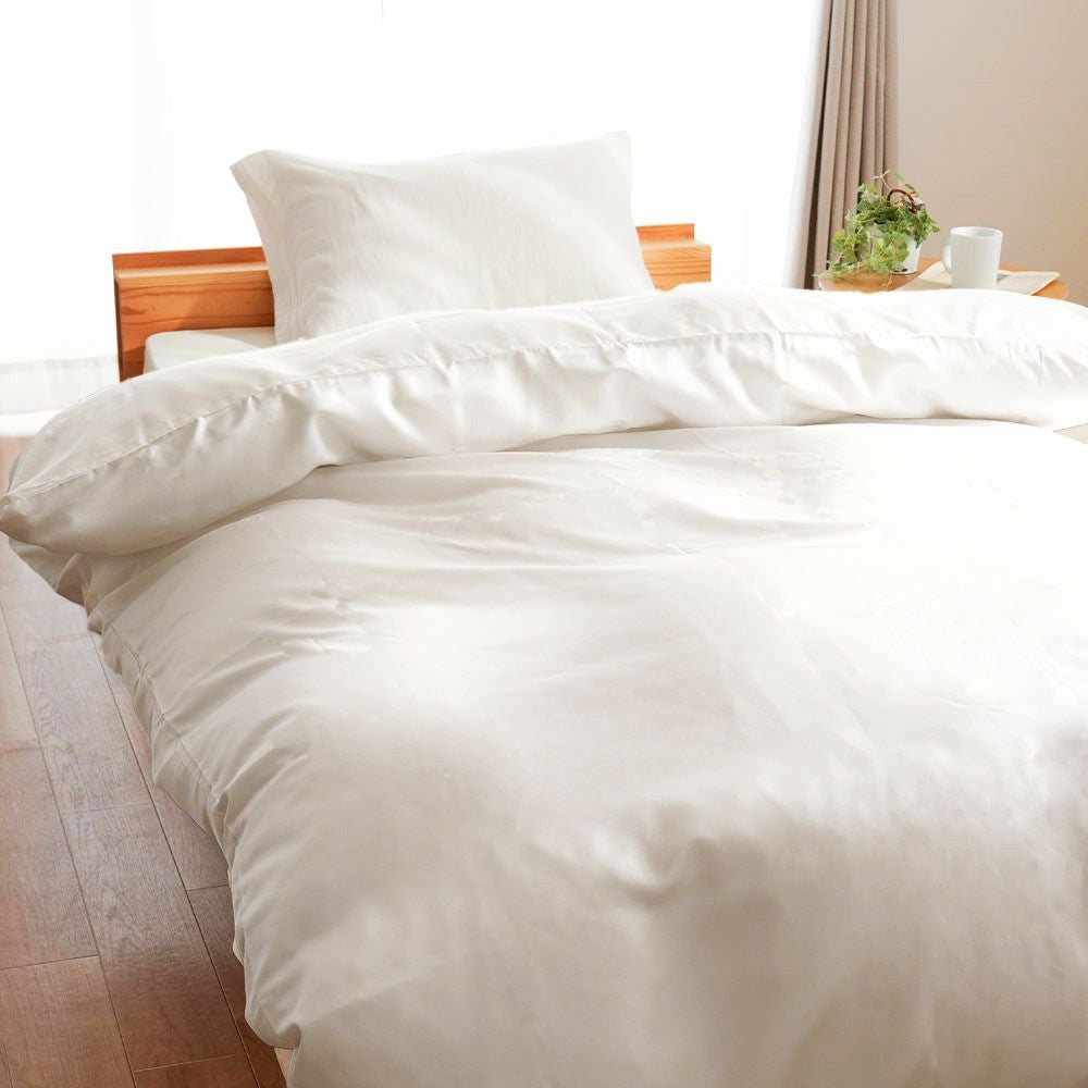 西川のフェイスタオルプレゼント】 シルク 掛け布団カバー 両面シルク