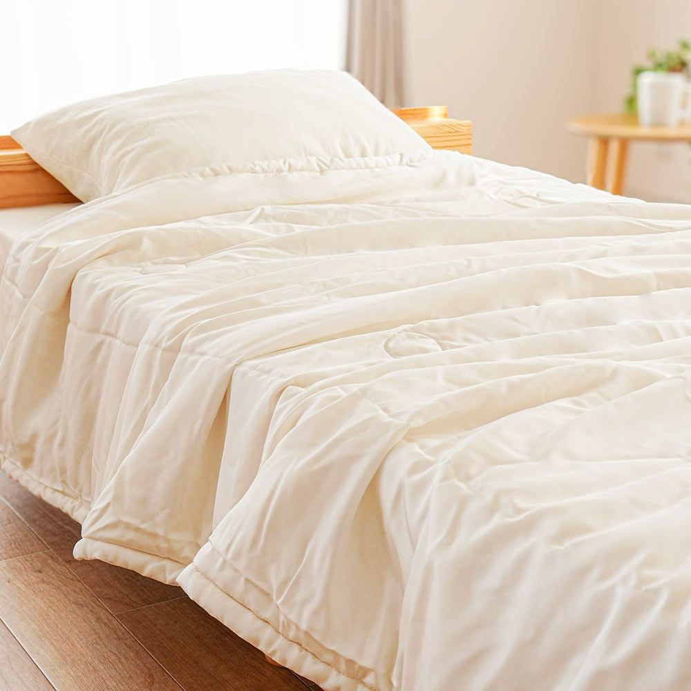 本物のシルクで感じる贅沢な眠り シルク 真綿ふとん 肌布団 シングル