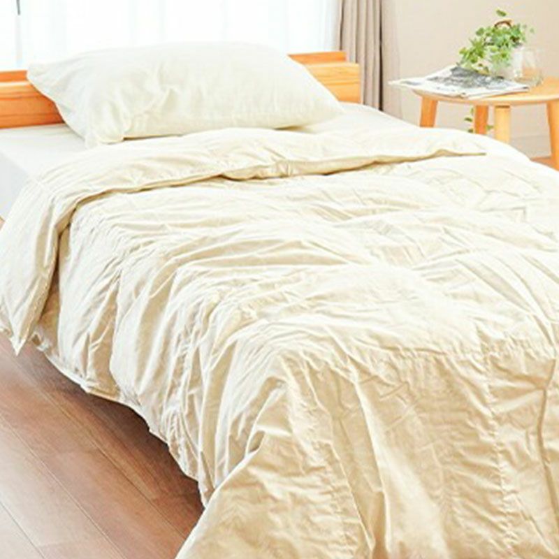 京都金桝 ダウンケット シングル エコテックス® ダウン90% 綿100