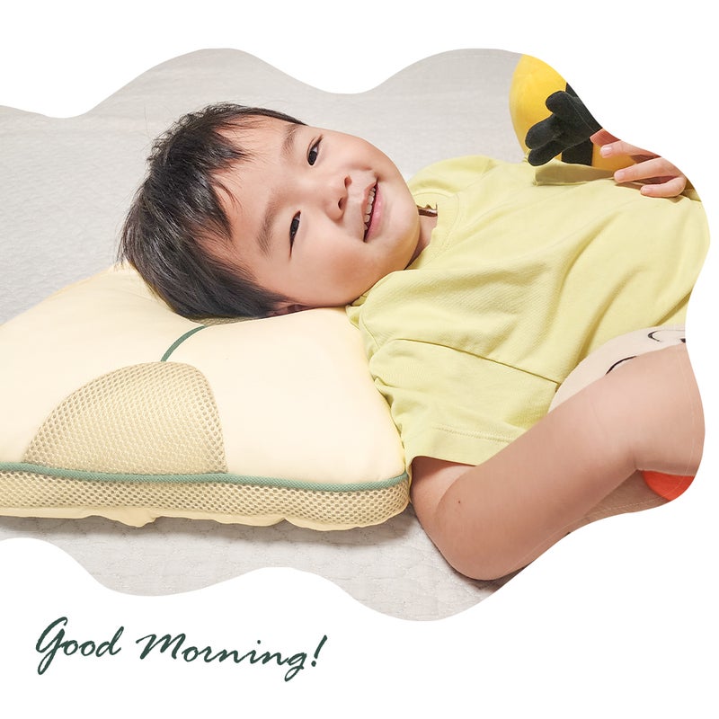 Good Morning！クーシェ キッズでぐっすり快眠し、笑顔で気持ちよく目覚める朝。