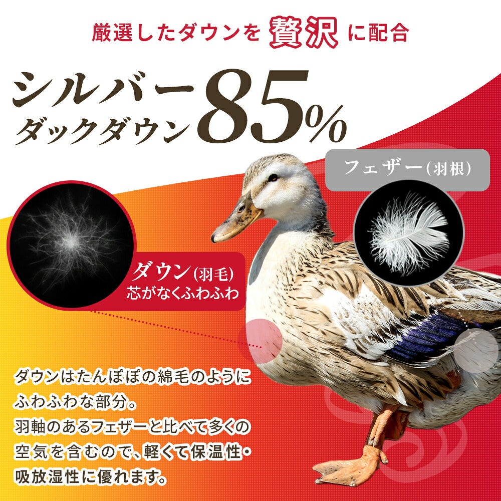 羽毛布団 フランス産ダウン85% 350dp 日本製 | こだわり安眠館 公式