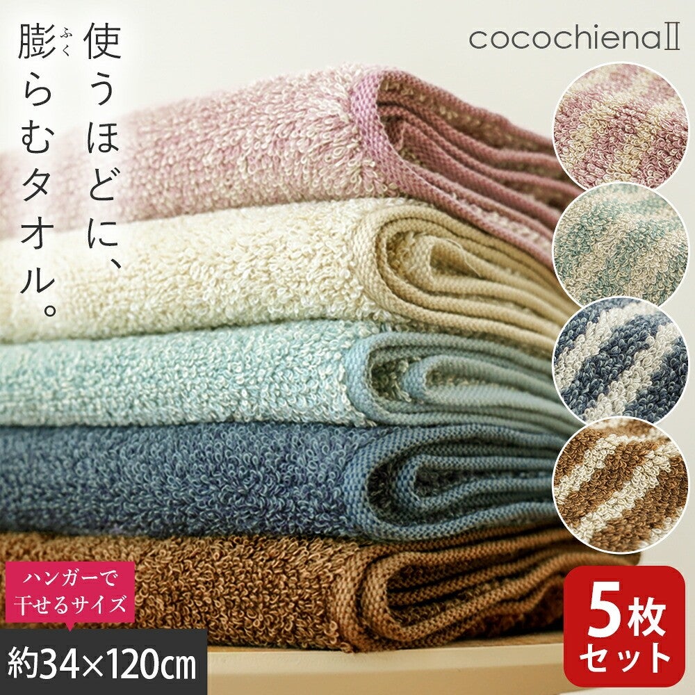cocochienaⅡ ロゴ入りカラー見本（Blue/Ivory/Pink/Orange/Brown/Navy/Gray/Violet/DarkGreen/Green）を並べた一覧写真