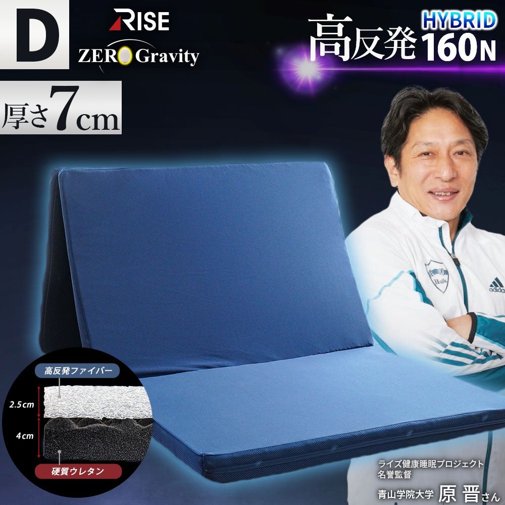RIZE 高反発2層ハイブリッドマットレス ダブル 6cm | こだわり安眠館 公式