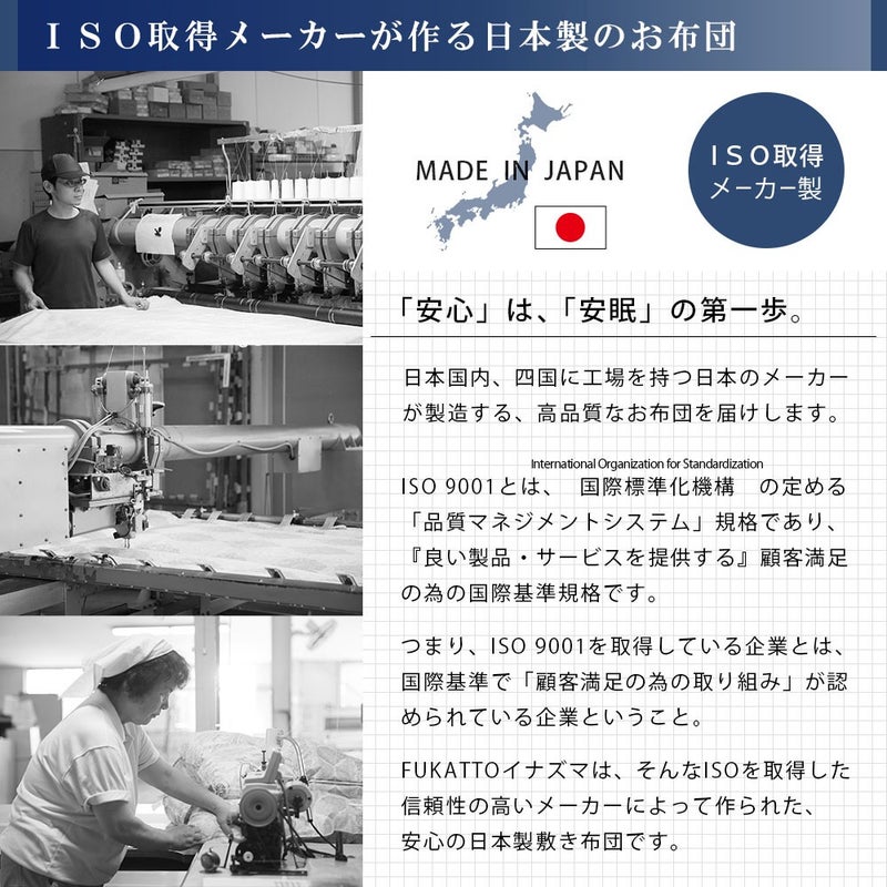 FUKATTO イナズマ改 極厚四層敷き布団 セミダブル 商品画像14