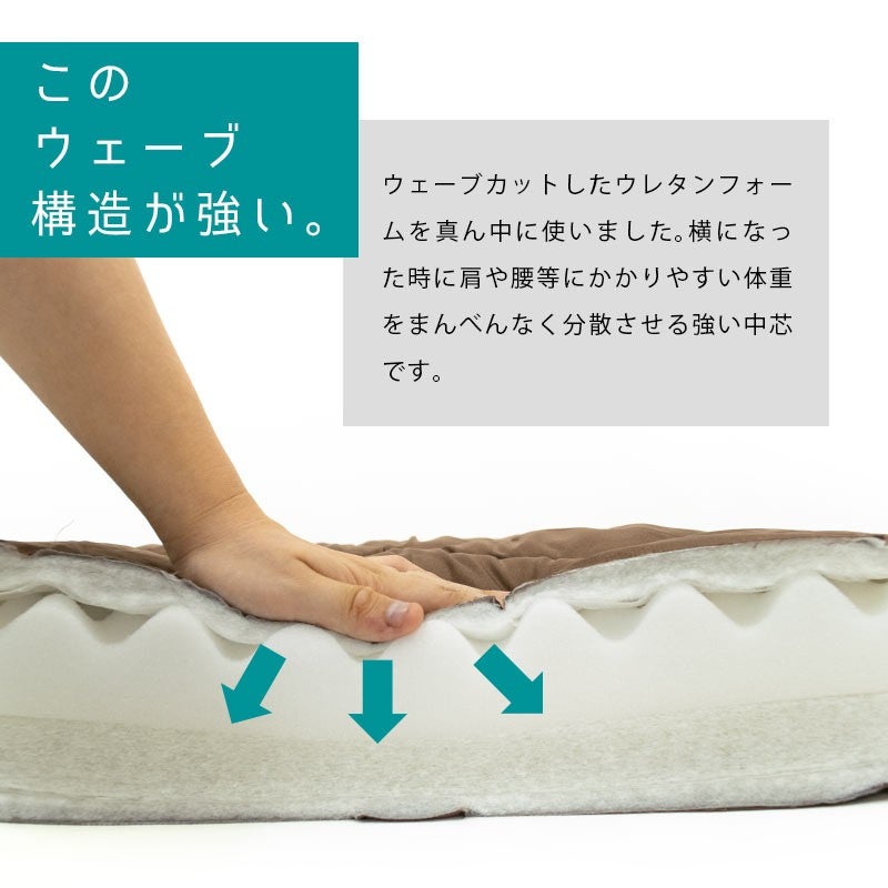 FUKATTO イナズマ ごろ寝布団 カバーセット 70×200cm 商品画像9