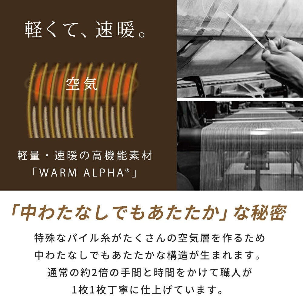 西川毛布敷きパッドシングルアクリルWARMALPHA(R)α吸湿発熱接触温感軽量ハイハイバルキー日本製泉大津国産100×205cmアクリル毛布敷き毛布洗える四隅ゴム中わたなしあったか冬用ボリューム暖かい寝具