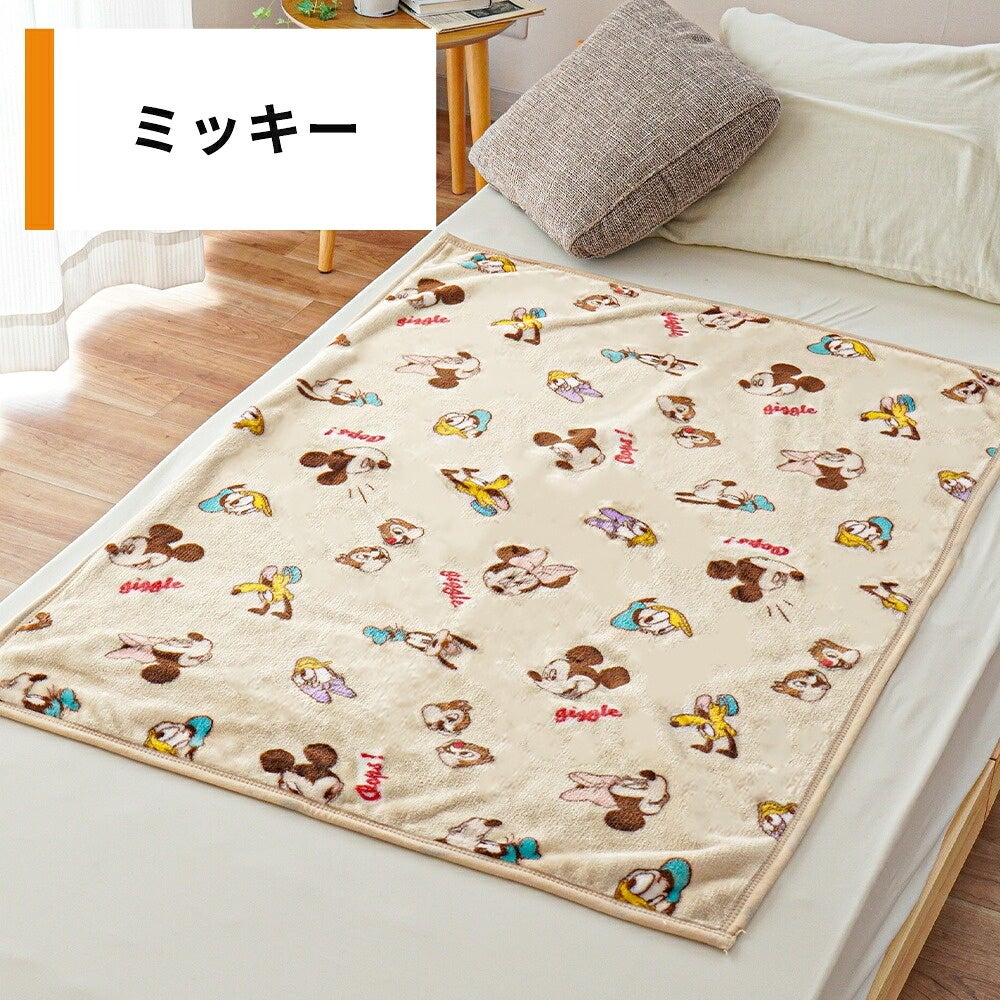 ディズニー 洗えるベビー毛布 85×115cm ミッキー柄
